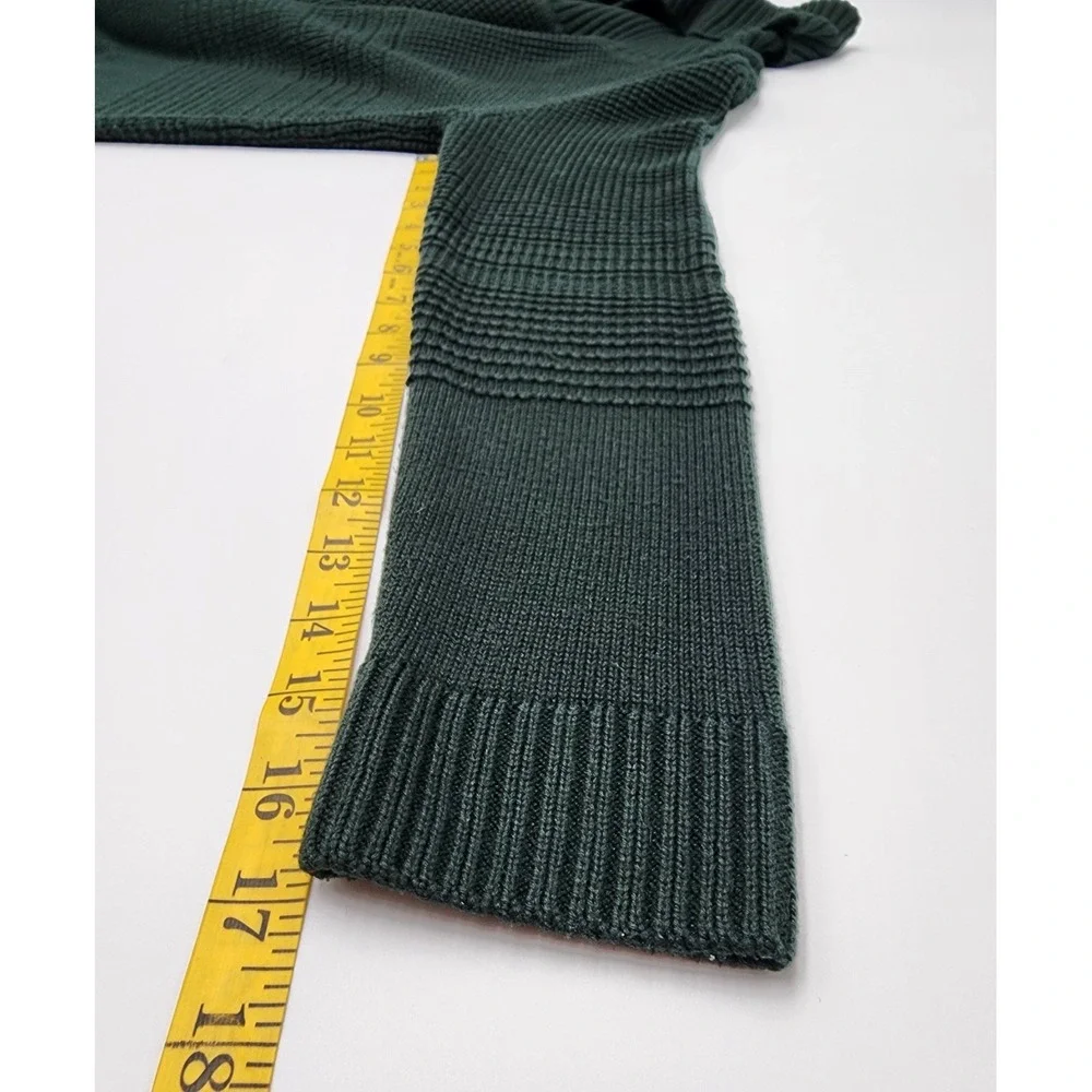 Womens‎ Calvin Klein Cowl Neck Knit Sweater Green Long Sleevei